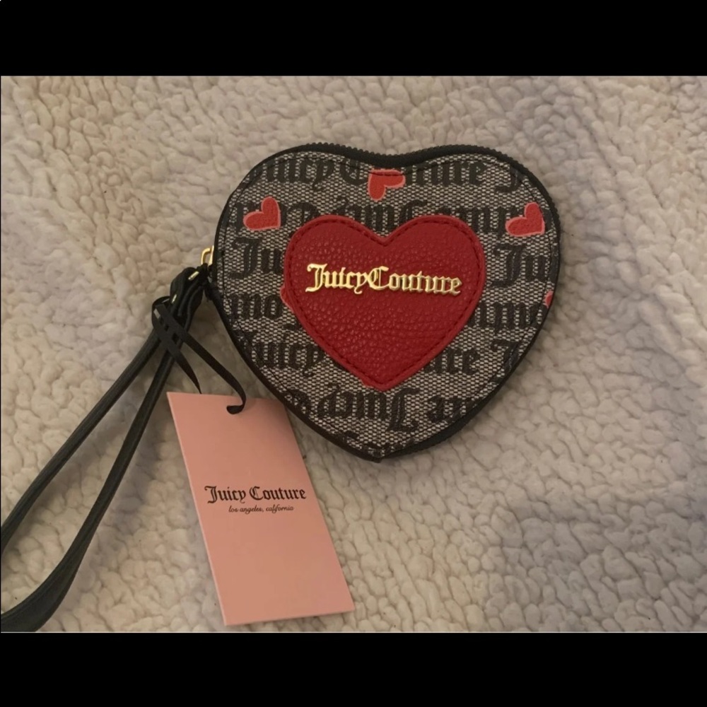 Juicy Couture Heart Wristlet